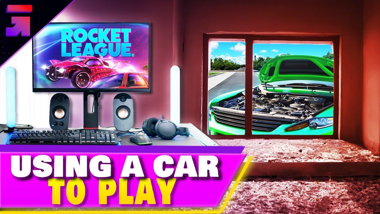 Rocket League Pro USES CAR to Compete thumbnail