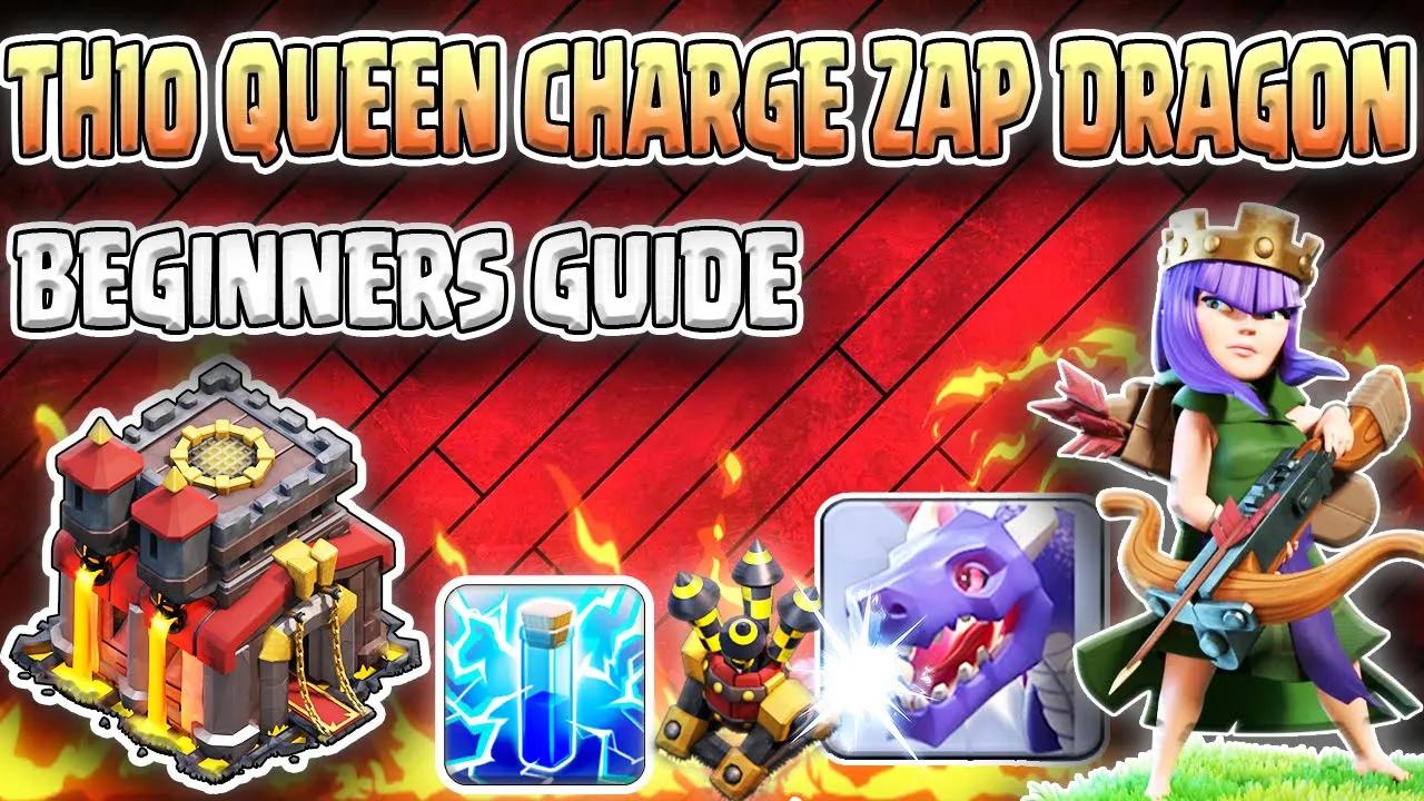 TH10 QC Zap Dragon Attack Strategy 2023 | Zap Dragon Beginners Guide in Clash of Clans (COC) thumbnail