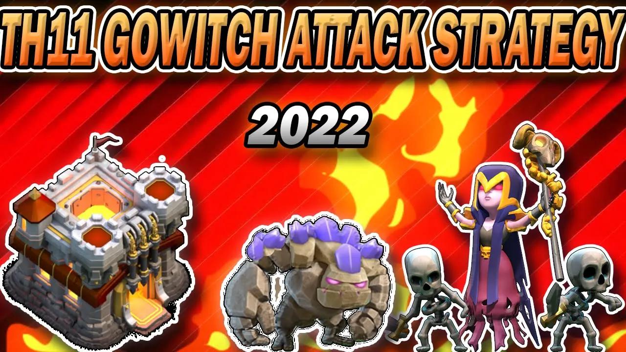 TH11 GoWitch Attack Strategy 2022 | Most Overpowered Strategy in Clash of Clans (COC) thumbnail