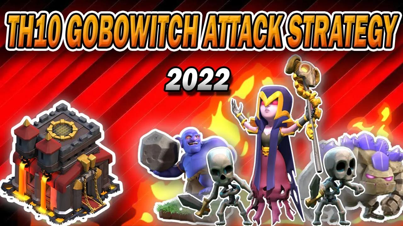 TH10 GoBoWitch Attack Strategy 2022 | Most Easy but Powerful Strategy in Clash of Clans thumbnail