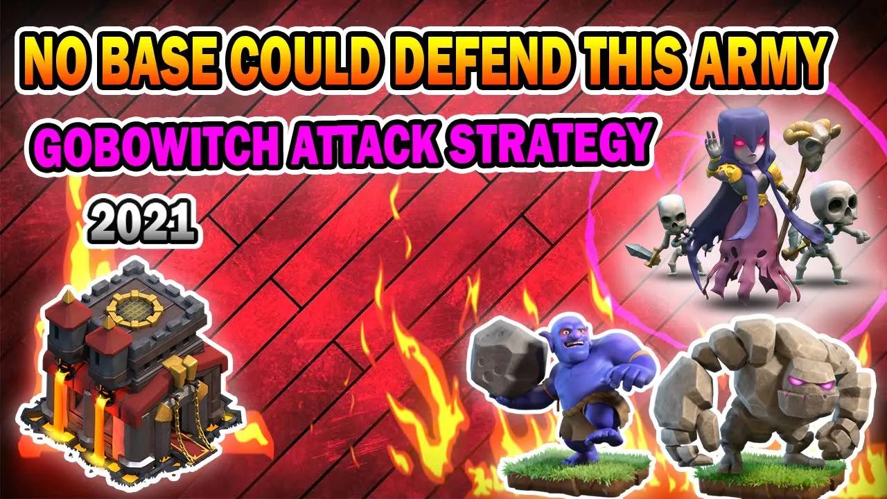 TH10 GoBoWitch Attack Strategy | Best Attack Strategy to 3 Star Any Base | Shahzex | (COC) thumbnail