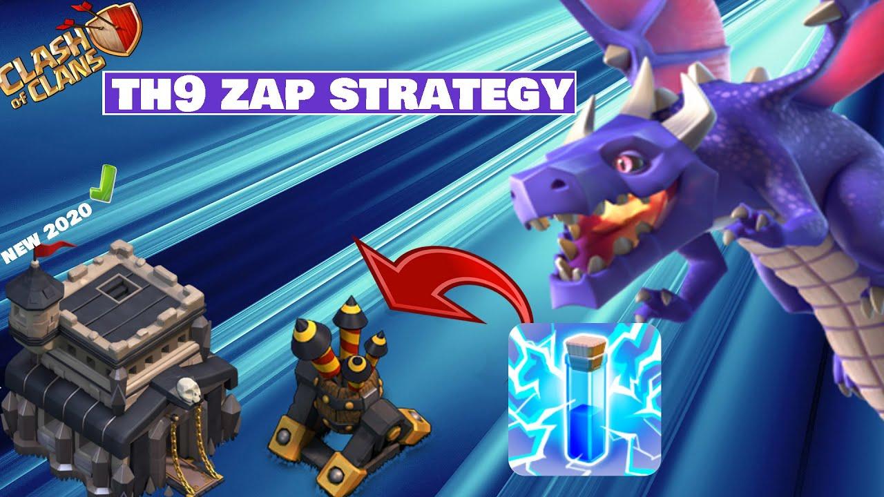 Town Hall 9 New ZAP DRAGON Attack Strategy | Best Dragon Strategy TH9 2020 | Shahzex | (COC) thumbnail