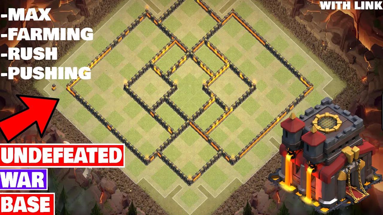 Best UNBEATEN Town Hall 10 War Base | Tested in Both CWL and War | Shahzex | Clash of Clans (COC) thumbnail