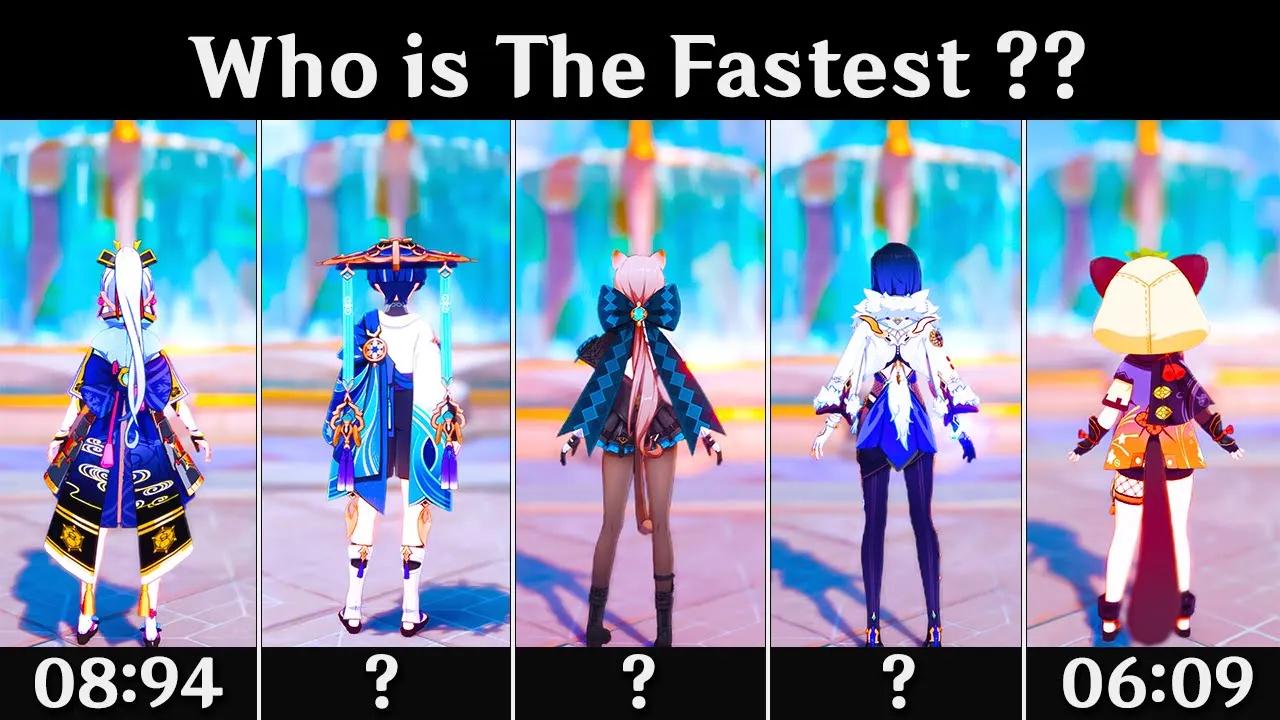 Lynette vs Yelan !! Who is the Fastest Character ?? Speed Comparison [Genshin Impact] thumbnail