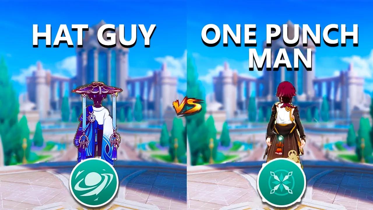 One Punch Heizou 👊 vs Hat Guy !! Who do you think is Best DPS?? | Genshin impact | thumbnail