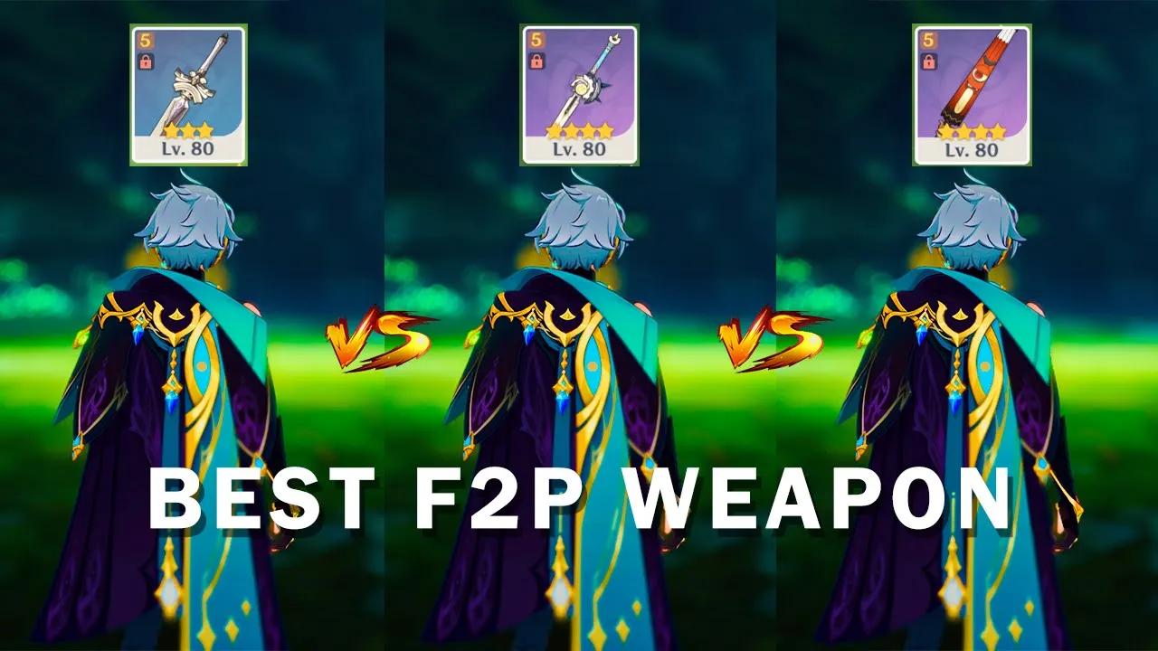 What's The Best F2P Weapon For Alhaitham? Genshin Impact Weapon Comparison! thumbnail