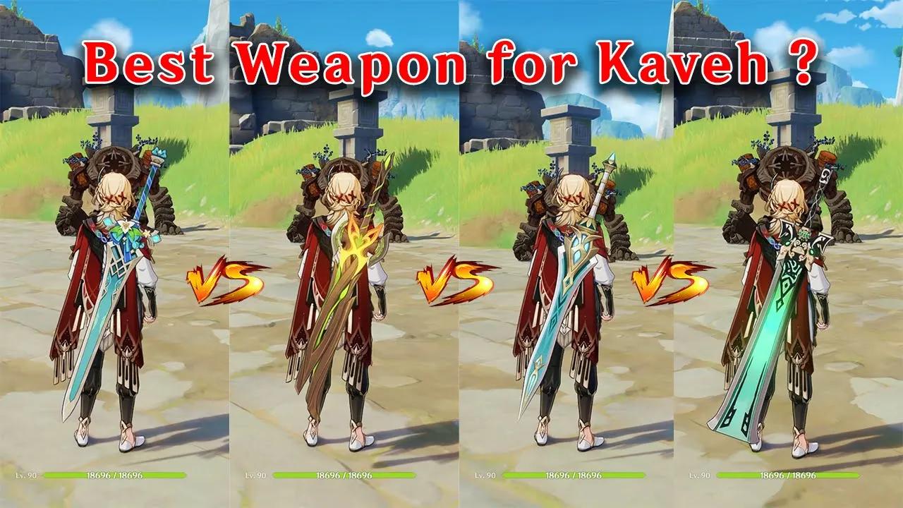 C0 Kaveh Weapon comparison! Which one is the Best?? Gameplay Comparison!! thumbnail