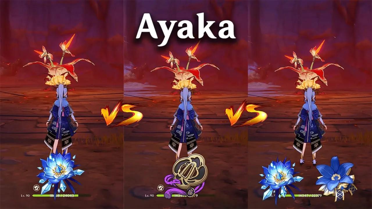 Ayaka Artifacts Comparison !! Best F2P Artifact Set for Ayaka?? [ Genshin Impact ] thumbnail