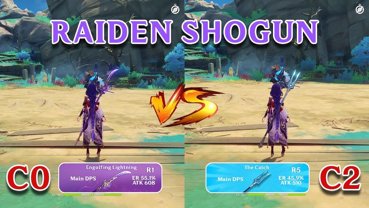 C0 Raiden vs C2 Raiden!! Which one is better?? gameplay comparison!! thumbnail