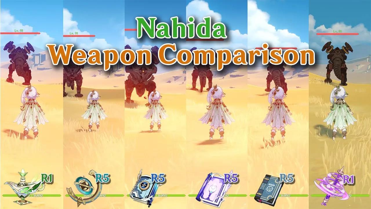 Nahida Weapon Comparison!! A Thousand Floating Dreams vs ALL Weapons COMPARISON!!! thumbnail