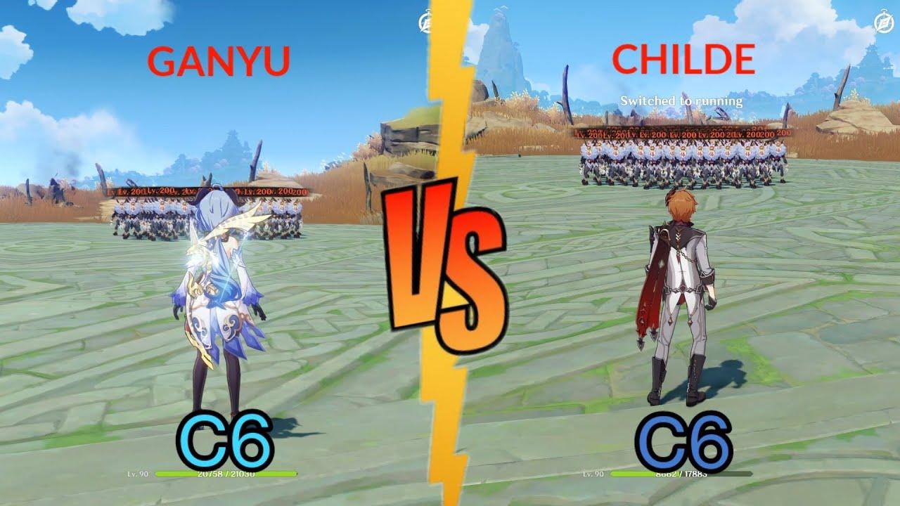 Child vs Ganyu! Who is the best DPS?  DMG COMPARISON!!! thumbnail