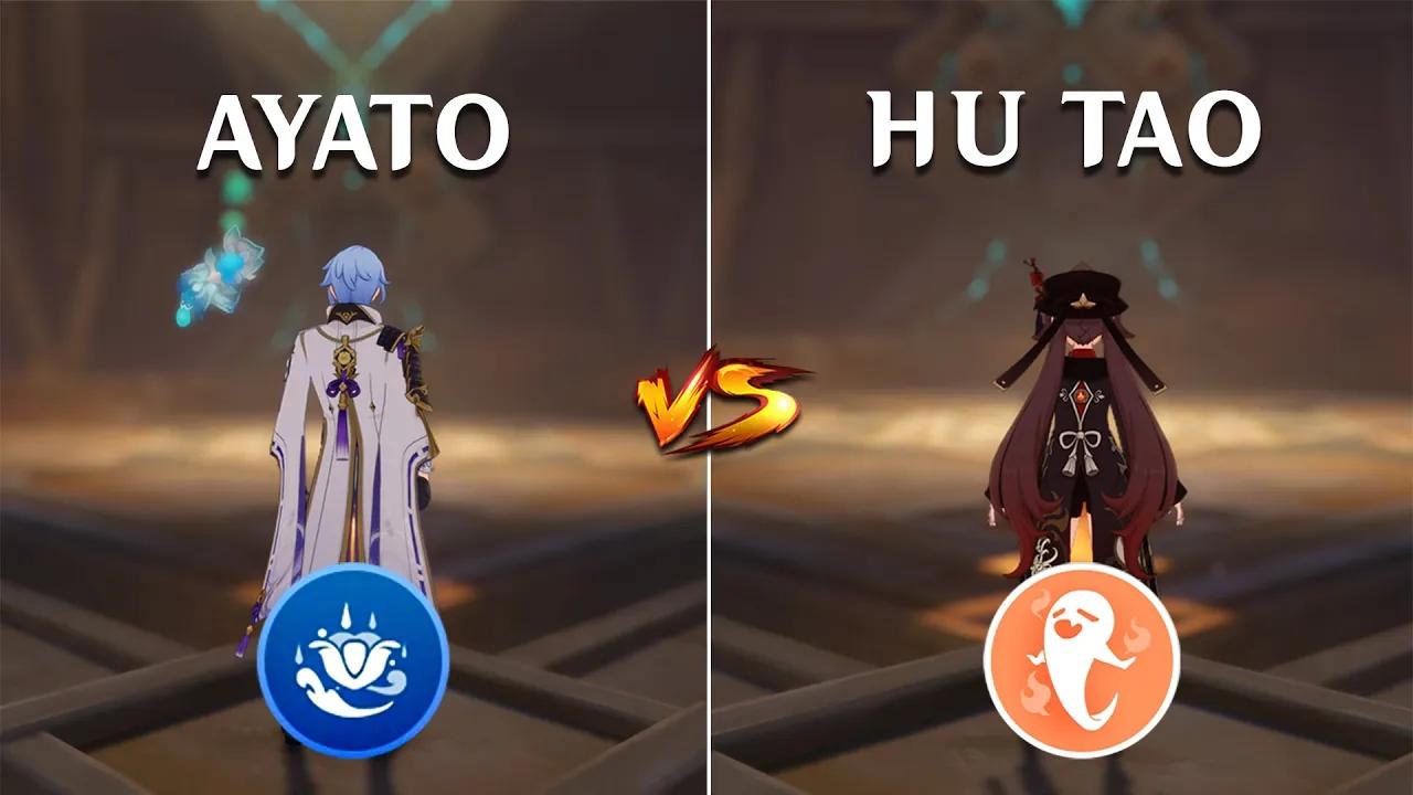 Ayato vs Hu Tao !! Who is the Best DPS ?? [ Genshin Impact ] thumbnail