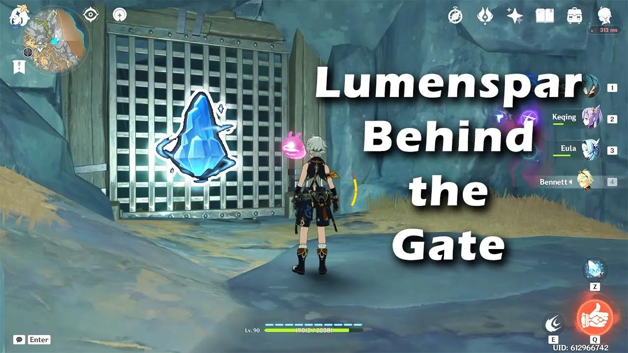 How to get Lumenspar behind the Gate - Genshin Impact thumbnail