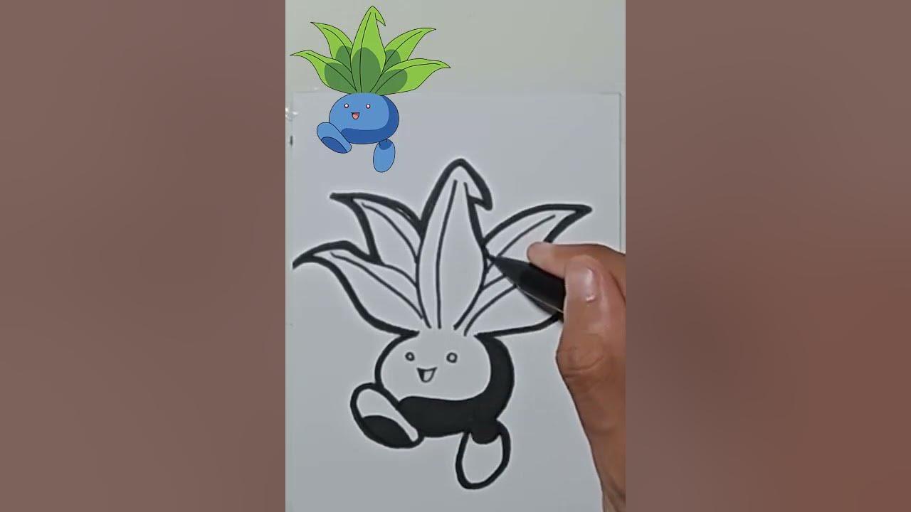 Drawing Pokemon ODDISH 1 MNT thumbnail