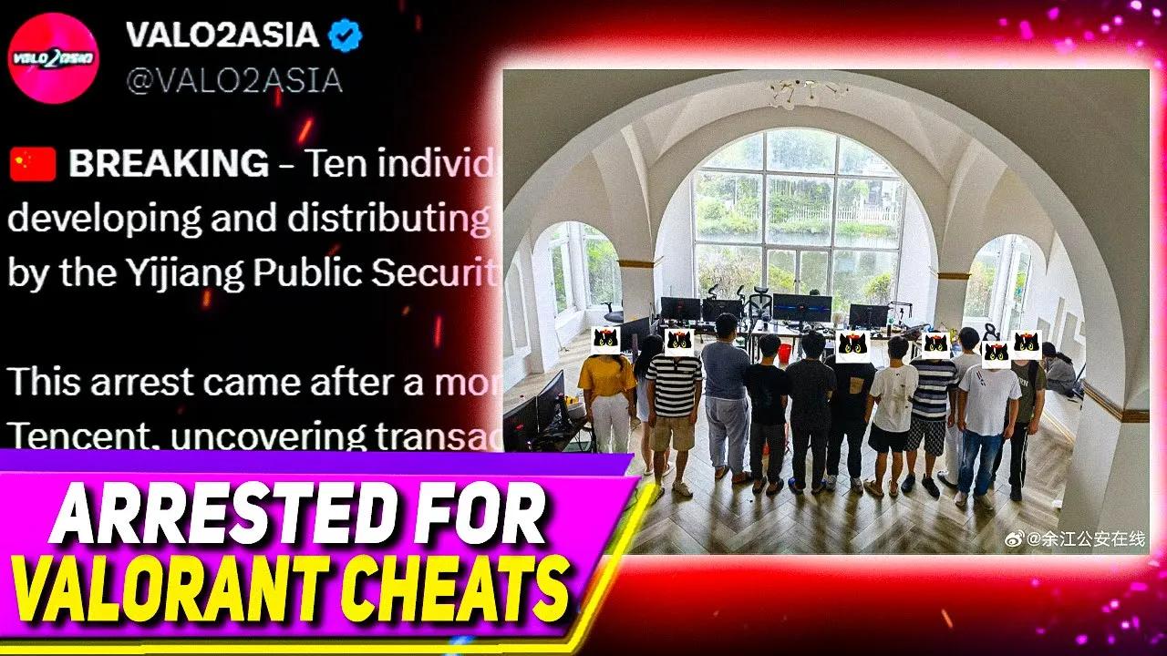 Valorant AI Cheat Makers ARRESTED in China thumbnail