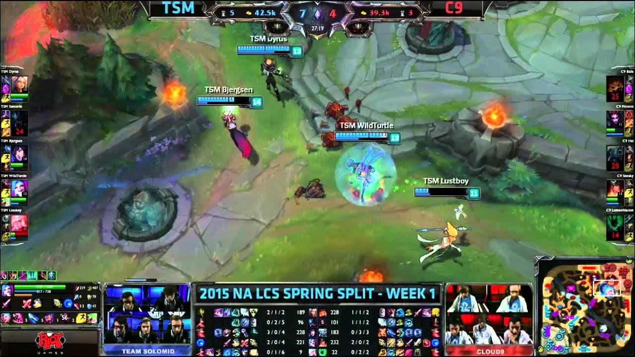 TSM (Bjergsen) vs Cloud 9 (Hai) NA LCS W1D1 thumbnail