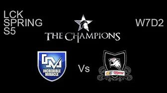 Incredible Miracle vs GE Tigers LCK Spring W7D2 Game 2 Highlights thumbnail