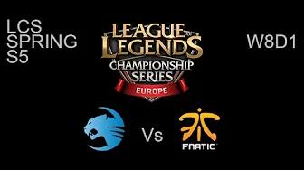 Roccat vs Fnatic EU LCS Spring W8D1 Game Highlights thumbnail