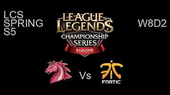 Unicorns Of Love vs Fnatic EU LCS Spring W8D2 Game Highlights thumbnail