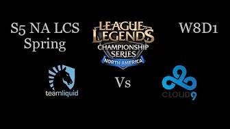 Team Liquid vs Cloud 9 NA LCS W8D1 Game Highlights thumbnail