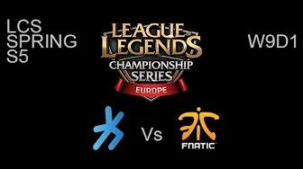 H2k vs Fnatic EU LCS Spring W9D1 Game Highlights thumbnail