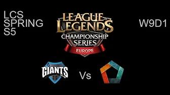 Giants Gaming vs Elements EU LCS Spring W9D1 Game Highlights thumbnail