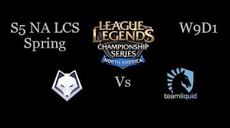 Winterfox vs Team Liquid NA LCS W9D1 Game Highlights thumbnail