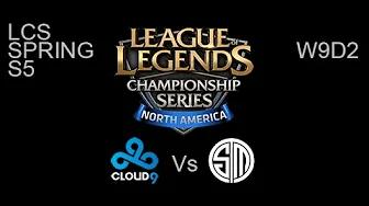 Cloud 9 vs Team SoloMid NA LCS W9D2 Game Highlights thumbnail