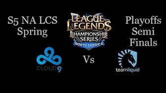 Cloud 9 vs Team Liquid NA LCS Spring Playoffs Semi Finals Game 2 Highlights thumbnail