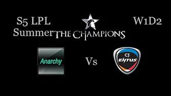 CJ vs ANC, Game 2   LCK Summer 2015 W1D2   CJ Entus vs Anarchy thumbnail