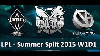 OMG vs VG Tencent LPL Summer Split 2015 W1D1 OMG vs Vici Gaming Game 2 highlights thumbnail