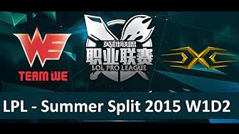 WE vs SS Tencent LPL Summer Split 2015 W1D1 WE vs Snake Game 1 highlights thumbnail