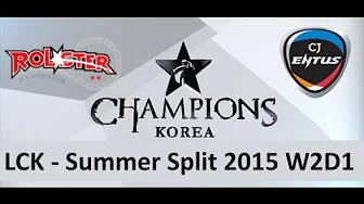 KT vs CJ LCK Champions Summer Split 2015 W2D1 JinAir KT Rollster vs CJ Entus game 3 highlights thumbnail