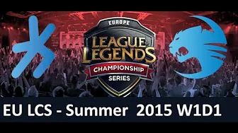 H2k vs ROC EU LCS Championship series Summer Split 2015 W1D1 H2K vs Roccar game highlights thumbnail