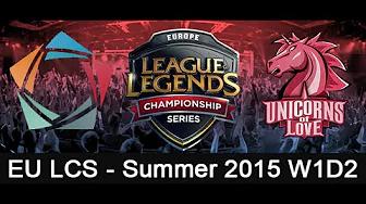 Elements vs Unicorns of Love EU LCS Summer Split 2015 W1D2 Game Highlights thumbnail