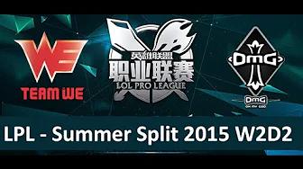 WE vs OMG Tencent LPL Summer Split 2015 W2D2 Team WE vs OMG Game 1 highlights thumbnail