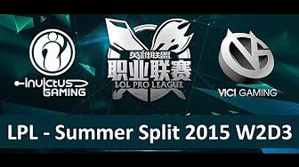 IG vs VG LPL Summer Split 2015 W2D3 Invictus Gaming vs Vici Gaming Game 2 Highlights thumbnail