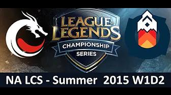 TDK vs GV NA LCS Championship series Summer Split 2015 W1D2 Team Dragon Knights vs Gravity Game High thumbnail