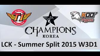 SKT vs KOO LCK Champions Summer Split 2015 W3D1 SK Telecom vs KOO Tigers game 2 highlights thumbnail