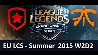 GMB vs FNC EU LCS Championship series Summer Split 2015 W2D2 Gambit vs Fnatic game highlights thumbnail