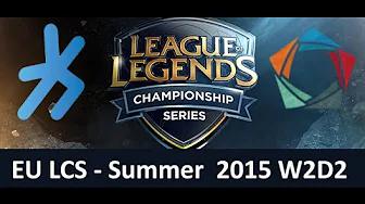 H2k vs EL EU LCS Championship series Summer Split 2015 W2D2 H2k vs Elements game highlights thumbnail