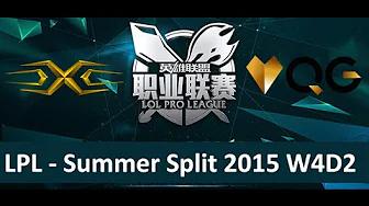 SS vs QG Tencent LPL Summer Split 2015 W4D2 Snake vs Qiao Gu Game 1 highlights thumbnail