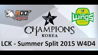 KOO vs JAG LCK Champions Summer Split 2015 W4D4 Koo Tigers vs Jin Air Green Wings game 2 highlights thumbnail