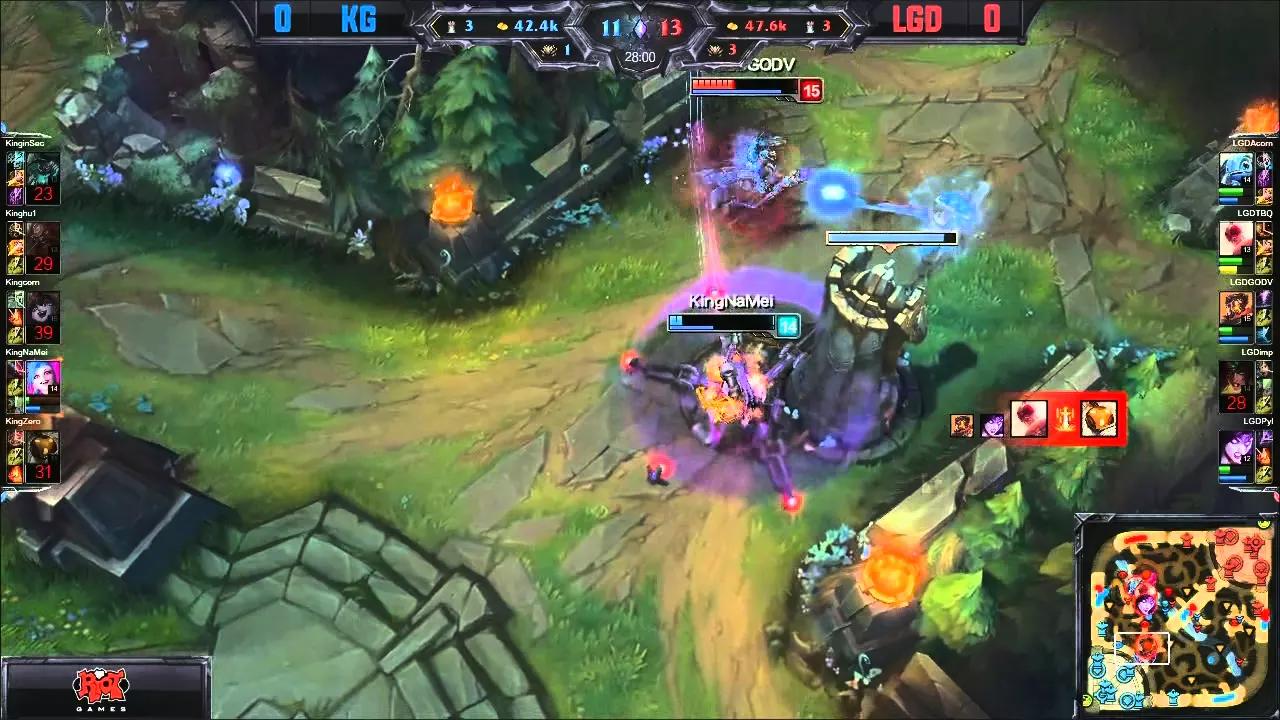 KG vs LGD Tencent LPL Summer Split 2015 W4D3 King vs LGD Gaming Game 1 Highlights thumbnail