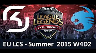 SK vs ROC EU LCS Championship series Summer Split 2015 W4D2 SK Gaming vs ROCCAT game highlights thumbnail