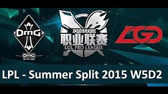 OMG vs LGD Tencent LPL Summer Split 2015 W5D2 OMG vs LGD Gaming Game 1 highlights thumbnail