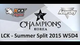 KOO vs ANC LCK Champions Summer Split 2015 W5D4 KOO Tigers vs Anarchy game 2 highlights thumbnail