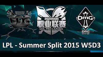 EDG vs OMG Tencent LPL Summer Split 2015 W5D3 Edward Gaming vs OMG Game 2 Highlights thumbnail