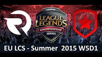 OG vs GMB EU LCS Championship series Summer Split 2015 W5D1 Origen vs Gambit Gaming Game Highlights thumbnail