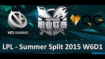 VG vs QG Tencent LPL Summer Split 2015 W6D1 Wici Gaming vs Qiao Gu Game 2 Highlights thumbnail